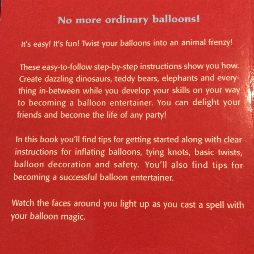 Ballon animal & Animal origami books - Picture 5 of 13